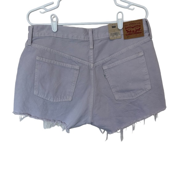Levi's Pants - NWT Levi’s 501 Denim Lavender Button-Fly High-Rise Shorts Size 32